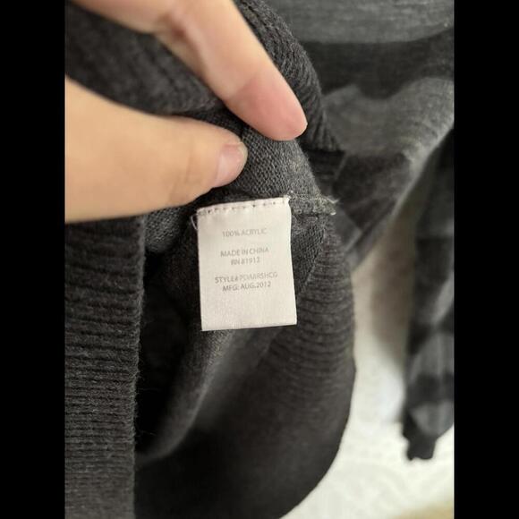 EUC Stylish Paper Denim & Cloth Striped Hoodie - Size S - Picture 5 of 5